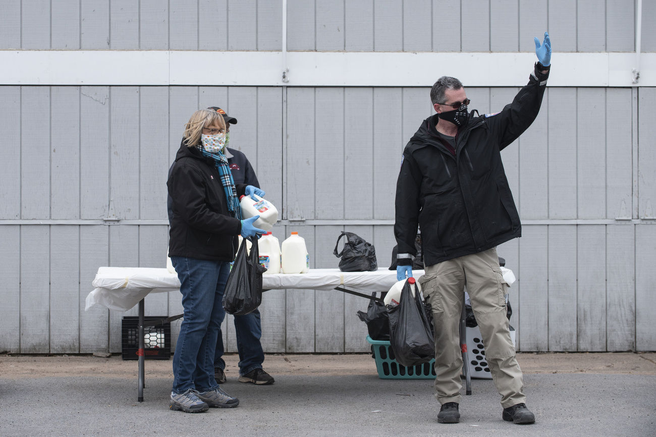 500 gallons of milk given away